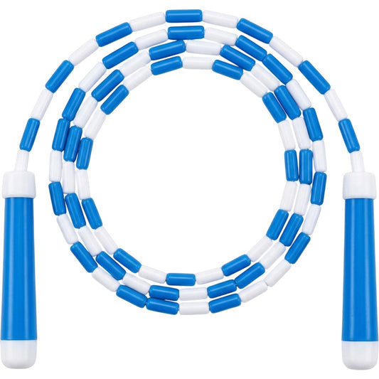 Terao Beaded Jump Rope Blue White 9 ft