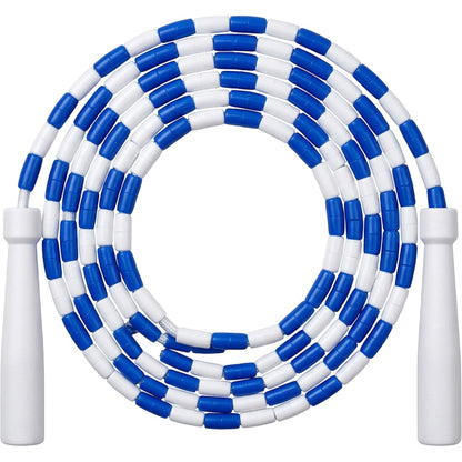Terao Adjustable Beaded Jump Rope 2.8 m Blue and White - Product view