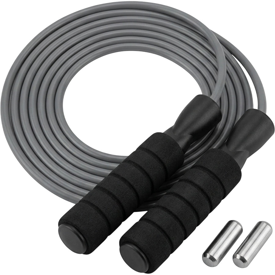 Terao Weighted Training Jump Rope 2.9 m with Foam Handles Gray